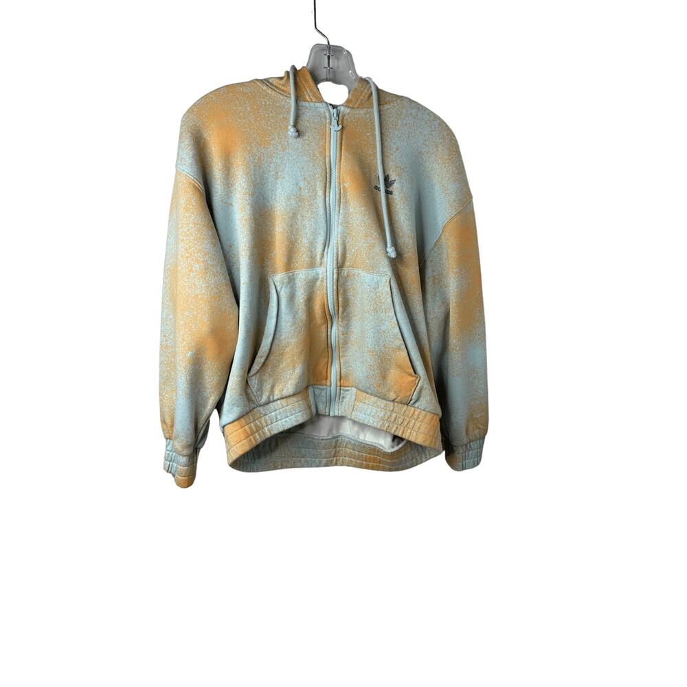 Adidas  - Women's - Leggings Blue|Orange - Sweatsuit (Hoodie + Sweatpants)